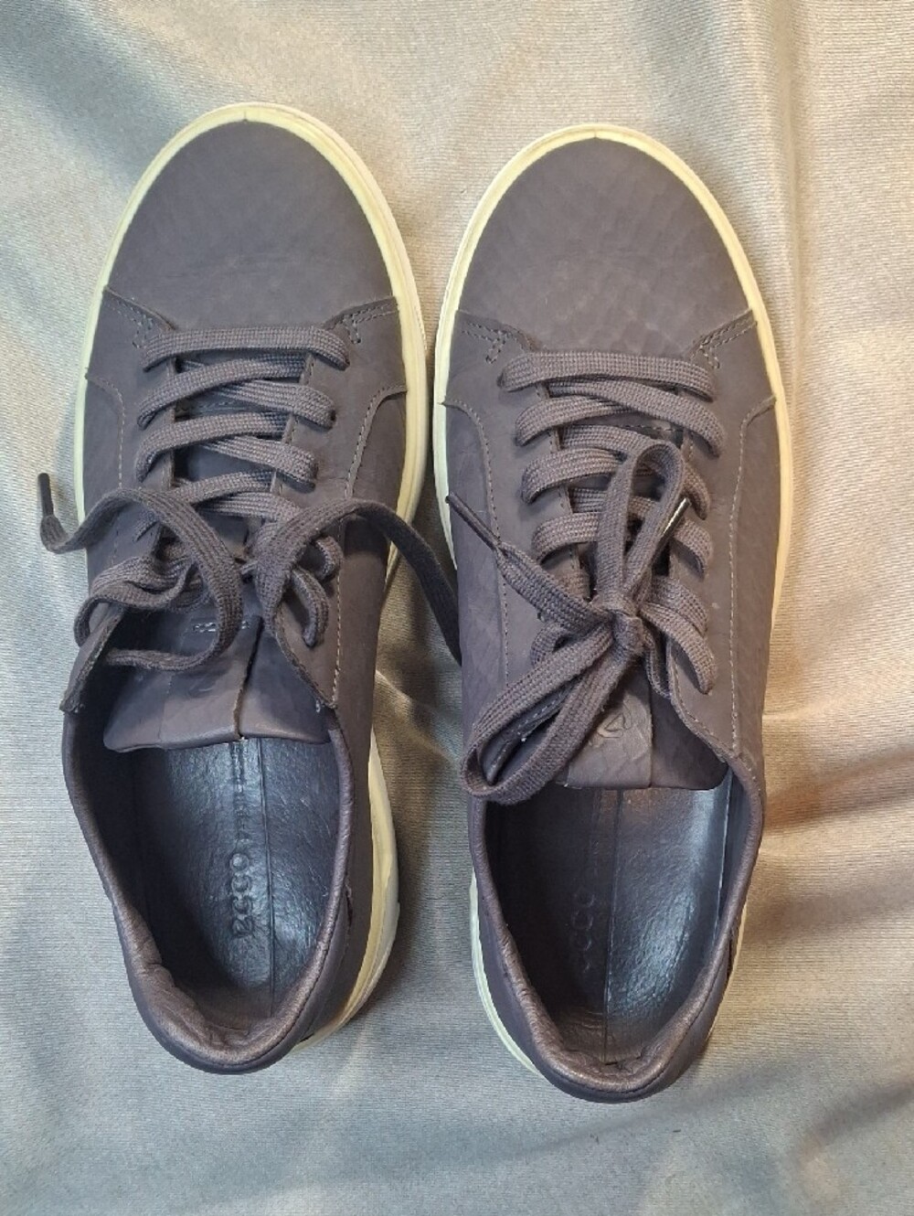 ECCO Dusty Lavender Leather Tray Tech Sneakers - Women’s Size 38 (US 7-7.5) - Picture 8 of 8